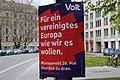 Puolueen vaalimainos vuoden 2019 EU-vaaleissa Münchenissä.