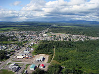 Vue aérienne de Saint-Honoré