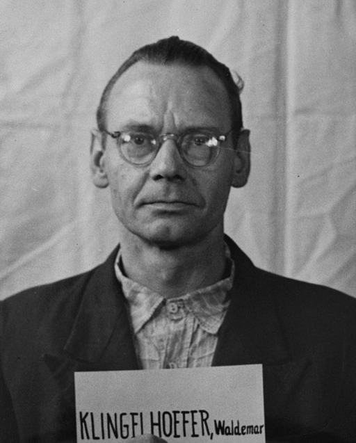 Waldemar Klingelhöfer at the Nuremberg Trials