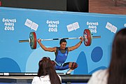 Deutsch: Gewichtheben bei den Olympischen Jugendspielen 2018; Tag 2, 10. Oktober 2018; Jungen 62 kg English: Weightlifting at the 2018 Summer Youth Olympics at 8 October 2018 – Boys' 62 kg