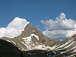 Vrchol Wetterhorn.