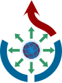 Wikimedia Community Logo-Commons from a blue planet.svg