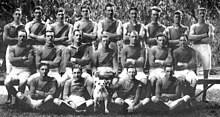 Williamstown (1921 VFA Premiers). King is fourth from left, back row.