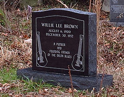 La tombe de Brown à l'église Shepard, Prichard, Mississippi