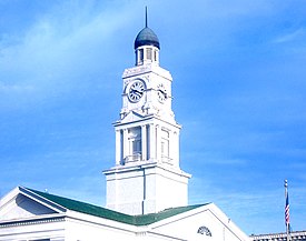 The Clark County Court House clock