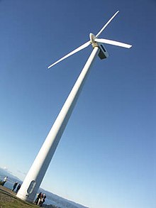 The 255 kW demonstration wind turbine installed at Brooklyn, Wellington Windturbine.jpg