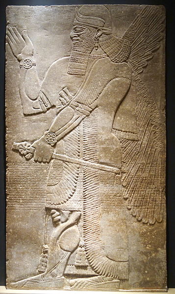Winged Protective Deity, 883–859 BCE