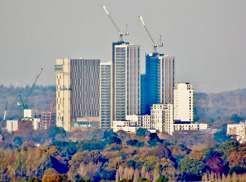 File:Woking skyline from Guildown in 2020 (geograph 6720429).jpg