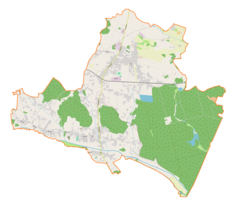 Mapa lokalizacyjna gminy Wyry