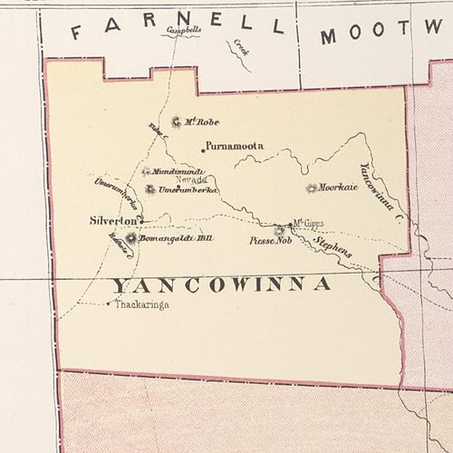 Stephens Creek, shown in a map from 1886 Yancowinna County 1886.jpg