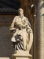 Escultura al Pilar de Saragossa, amb la mola