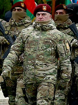 Генерал-майор Заур Мамедов на Параде Победы в Баку 10 декабря 2020 года