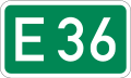 Zeichen 410 (Nummernschild für) Europastraßen