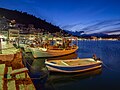 * Nomination The seafront of Gytheio at dusk. --C messier 23:31, 4 January 2024 (UTC) * Decline  Oppose Lovely colours and lighting. The foreground boats and ropes are blurred, shutter speed too slow for the scene. --Tagooty 03:46, 5 January 2024 (UTC)