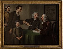 'Dr Oliver and Mr Peirce examining patients with paralysis, rheumatism and leprosy' by William Hoare.jpg