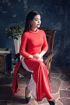 Red Ao dai