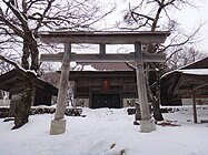 冬の御嶽神社（武甲山）