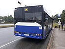 14. maršruta autobuss pieturā "Jugla"