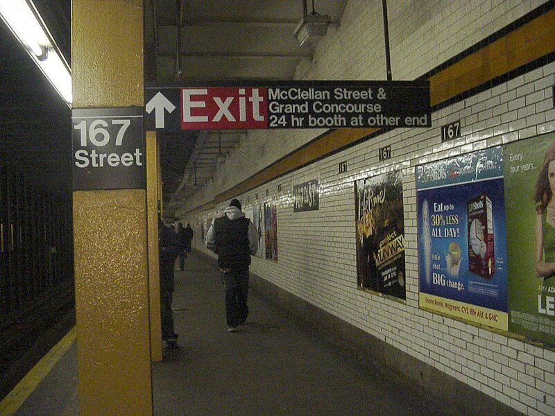 File:167th Street IND Concourse platform.jpg