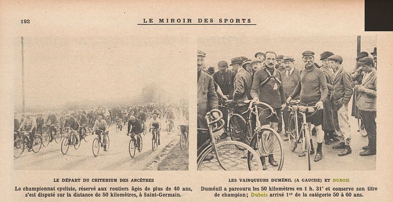 File:1920 miroir des sports criterium des ancêtres avec Jules Dubois.jpg