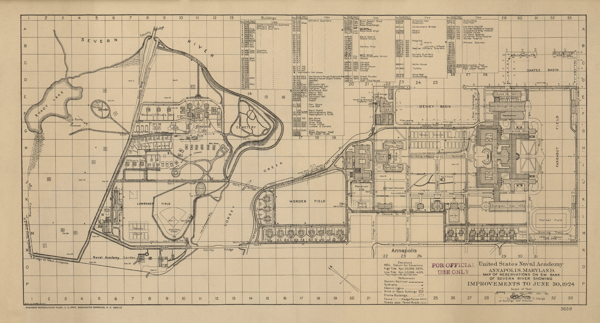 us naval academy campus map File 1924 Map Of Us Naval Academy Png Wikipedia us naval academy campus map