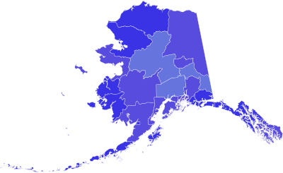 1966 United States Senate election in Alaska by borough.svg