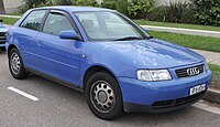 1997 Audi A3 (8L) 1.6 hatchback cu 3 uși (26381040274) .jpg