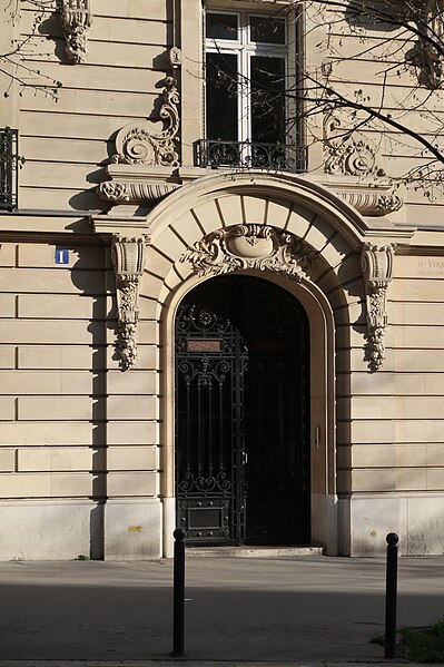 File:1 rue Davioud, Paris 16e 2.jpg