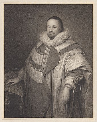 Cooper's father-in-law Thomas Coventry, 1st Baron Coventry (1578–1640), who served as Lord Keeper of the Great Seal from 1625 to 1640. Cooper first entered politics under Lord Coventry's tutelage.