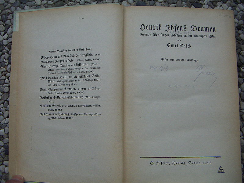 File:2008.05.10.Titelblatt.EmilReich.HenrikIbsensDramenXIIAuflage1918.JPG