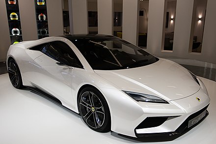 Front view of the proposed 2014 Lotus Esprit Styling Model