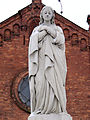 English: Saint Benedict church in Płock - statue of Virgin Mary Polski: Figura NMP na dziedzińcu kościoła parafialnego p.w. św. Benedykta, mur., 1892-1898, Płock - Radziwie This is a photo of a monument in Poland identified in WLM database by the ID 622918. This image (or all images in this article or category) needs to be rotated. When rotating JPEGs by 90, 180, or 270 degrees, perform a lossless rotation using a tool such as jpegtran. For more help and a notice that the JPEG rotation cannot always be completely lossless, see Commons:Media for cleanup#Sideways pictures or pictures with noticeable camera tilt. If the thumbnail on the right side is in the correct orientation, please just purge this image (maybe refresh your browser cache) and remove this template. This image will be rotated 90° clockwise by SteinsplitterBot. (change) čeština ∙ dansk ∙ Deutsch ∙ English ∙ español ∙ français ∙ galego ∙ hrvatski ∙ italiano ∙ magyar ∙ Nederlands ∙ Plattdüütsch ∙ polski ∙ português ∙ português do Brasil ∙ sicilianu ∙ slovenščina ∙ svenska ∙ беларуская (тарашкевіца)‎ ∙ български ∙ македонски ∙ русский ∙ українська ∙ தமிழ் ∙ മലയാളം ∙ 日本語 ∙ 中文 ∙ 中文（台灣）‎ ∙ 中文（简体）‎ ∙ 中文（繁體）‎ ∙ +/−