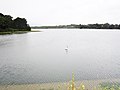 L'étang de Toulvern vu depuis sa digue.