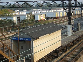 <span class="mw-page-title-main">27th Street station</span> Commuter rail station in Chicago, Illinois