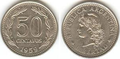 50 centavos de 1959.