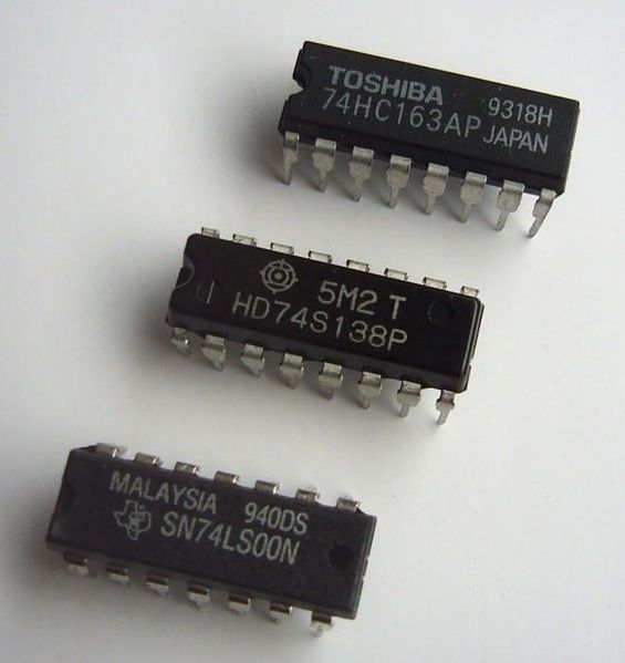 Texas Instruments and other brands of 7400 series TTL and CMOS logic