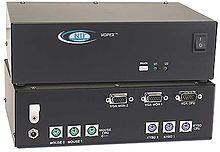 A 2-Port VGA PS/2 KVM Splitter with 1 input and 2 outputs A 2 Port VGA PS2 KVM Splitter with 1 input and 2 outputs.jpg