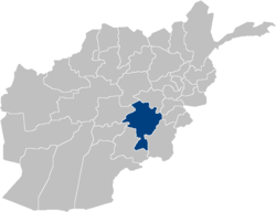 Afghanistan Ghazni Province location.PNG
