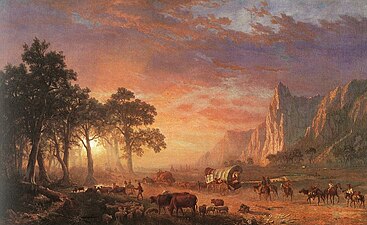 Albert Bierstadt, Szlak do Oregon, 1869