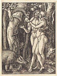 Albrecht Dürer, The Fall of Man, probably c. 1509-1510, NGA 6787.jpg