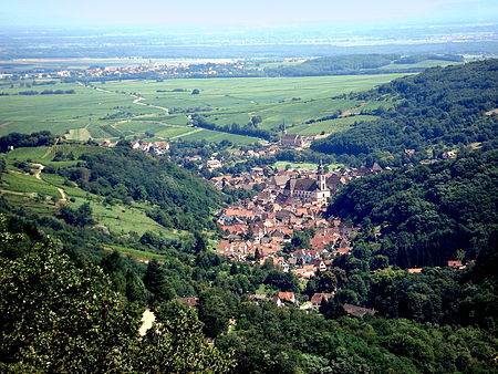 Andlau depuis le Spesbourg