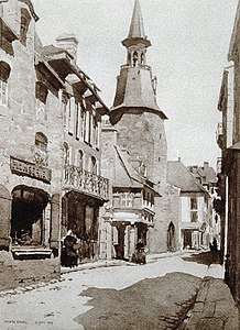 Une rue de Dinan (1909), Strasbourg, Bibliothèque nationale et universitaire.