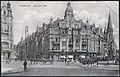 Die Markuskirche (ganz rechts) gesehen vom Lister Platz; Ansichtskarte um 1906