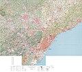 Català: Mapa detallat de l´àrea metropolitana de Barcelona Español: Mapa detallado del área metropolitana de Barcelona English: Detailed map of Barcelona metropolitan area Français : Carte détaillée de l'aire métropolitaine de Barcelone