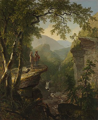 <i>Kindred Spirits</i> (painting) 1849 painting by Asher Brown Durand