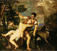 Titien : Vénus et Adonis