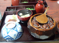 Rice bowl with grilled eel, Japan