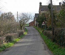 Austrey Lane in Appleby Parva