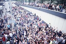 Car-free day in the Netherlands in 2002 Autoloze zondag.jpg