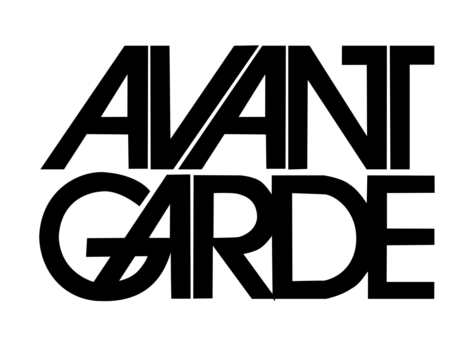 Avant Garde Gothic Ligatures Font